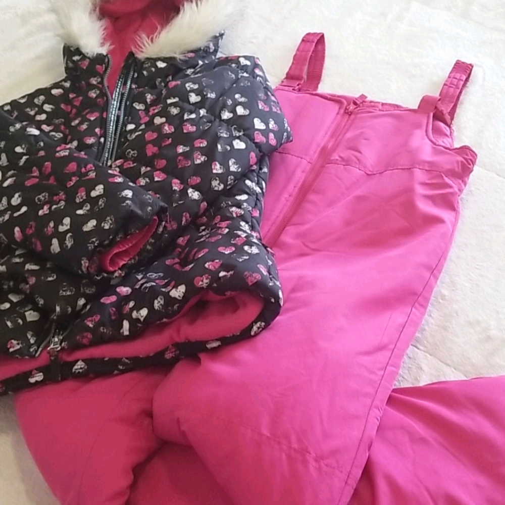 Pre-loved London Fog snow suit and jacket(Girls)